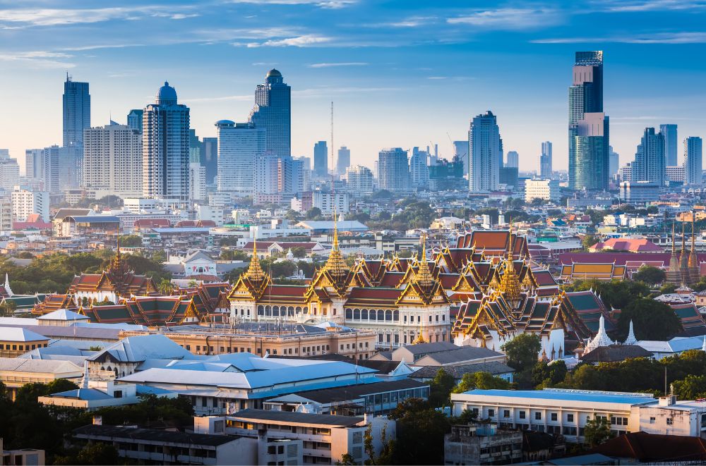 Bangkok city skyline